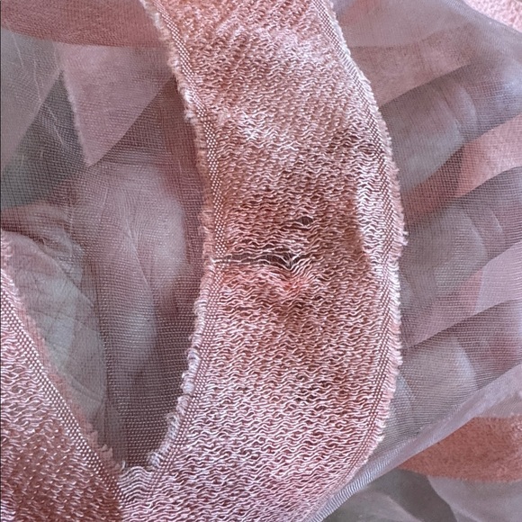 Chanel Chanel No 5 Sheer Coral Silk Organza Scarf or Wrap Size OS NWT - Picture 12 of 16